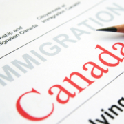 A Canadian immigration application with the words Immigration and Canada visible