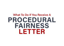 Procedural Fairness Letter