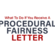 Procedural Fairness Letter