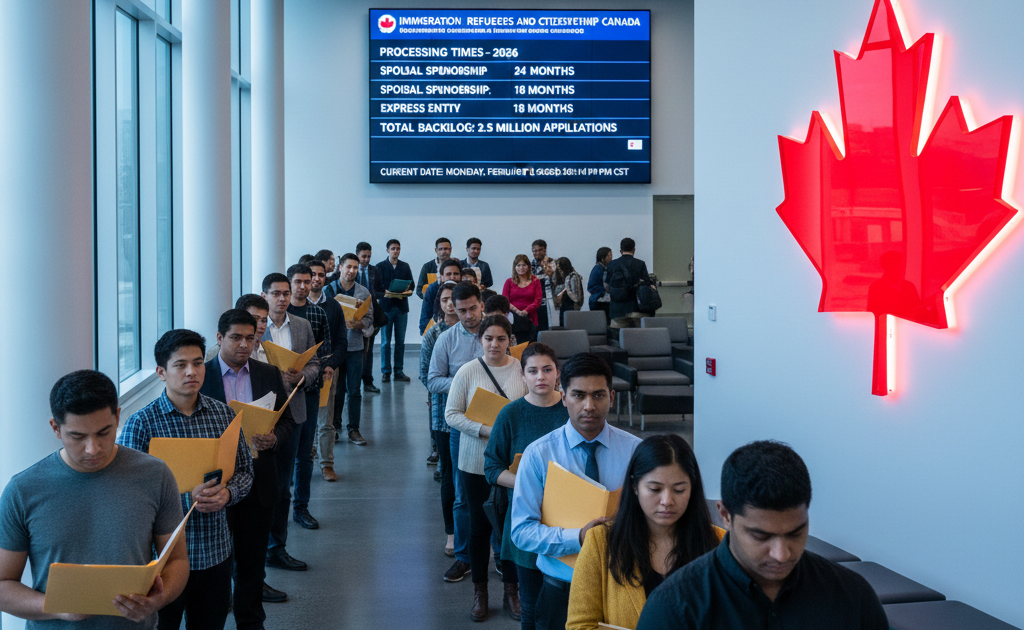 Canada 2026 PR backlog shows why processing times keep rising